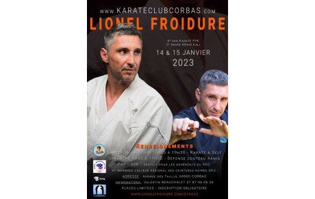 Stage avec Lionnel Froidure
